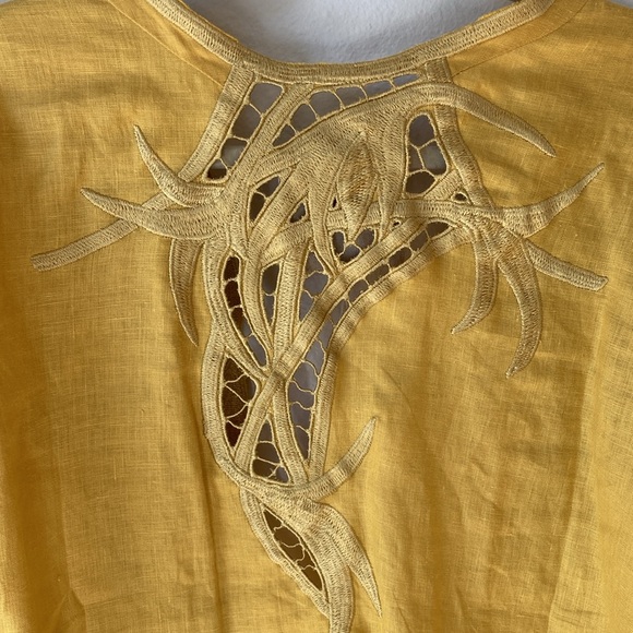 Chasing Unicorns💫 Summer In the City Linen Cutwork Jacket sz M - Picture 9 of 12